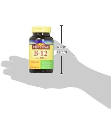 Nature Made Vitamin B-12 1000 mcg Timed Release Tablets 480 Count (Pack of 3) - Buy Online on GoSupps.com