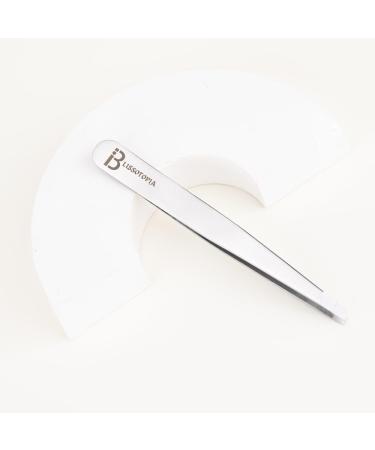Eyelash Curlers & Tweezers Set - 2 in 1 Travel-Friendly for All Eye Shapes - Instant Beauty in Silver - Buy Online on GoSupps.com