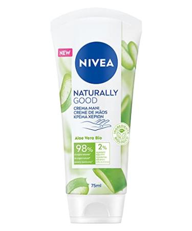 NIVEA NATURALY Good hand cream 75 ml broken hand cream with 98% natural ingredients Nivea hand cream with aloe vera for soft and smooth skin