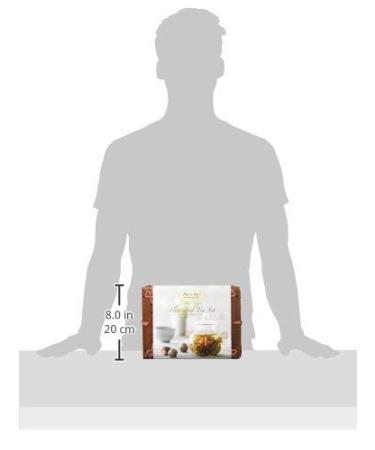 Numi Organic Tea Flowering Tea Gift Set - 6 Blossoms, 16oz Glass Teapot - Buy Online on GoSupps.com