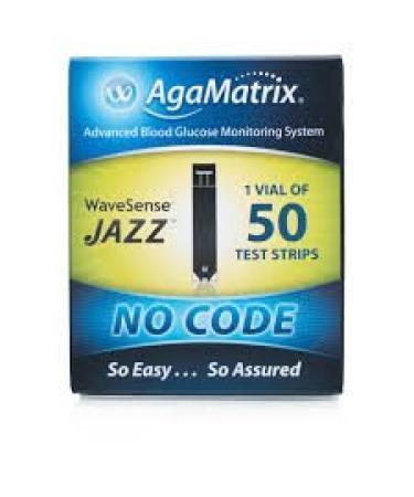 WaveSense Jazz - NO CODE -Blood Glucose test strips (x50)