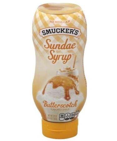 Smucker's Sundae Syrup Trio Pack (Butterscotch, Chocolate, Caramel) 20 oz - Set of 3 with Make Your Day Spreader - Buy Online on GoSupps.com