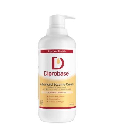 X 1 Diprobase Cream 500g for Dry Skin and Eczema Pump Dispenser