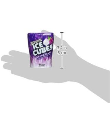 ICE BREAKERS ICE CUBES Sugar Free Gum Arctic Grape 40 Piece Arctic Grape 40 Piece - Buy Online on GoSupps.com
