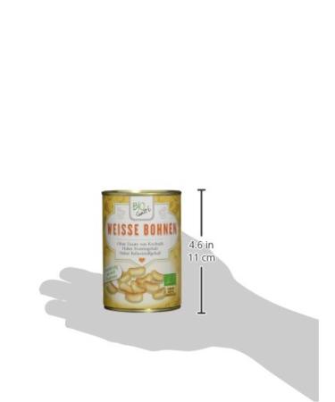 Biogust Organic White Beans - Pack of 12 (400g each) | International Shipping Available - Buy Online on GoSupps.com