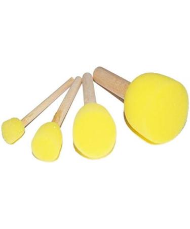 60pcs Assorted Round Paint Foam Sponge Brush Set Painting Tools  Brush Set - Great for Kids Arts and Crafts  Stencils  Painting - Buy Online on GoSupps.com