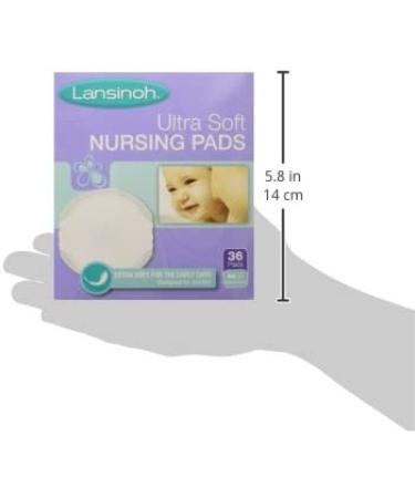 Lansinoh Nursing Pads 36-Pack - Ultra Soft Disposable Breast Pads - Buy Online on GoSupps.com
