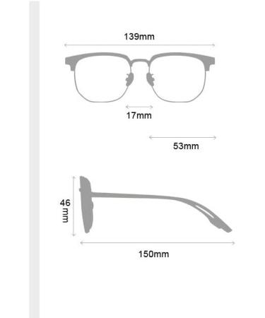 Buy Cute Blue Light Blocking Readers - Stylish Anti-Glare Eyeglasses for Men & Women | +200 Black-Silver - Buy Online on GoSupps.com