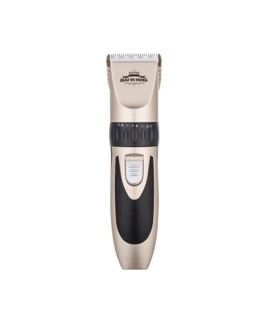 Professional Hair Clipper with Ceramic Cutter Head Removable Battery and Metallic Paint - Ideal for Hair Salons and Home Use