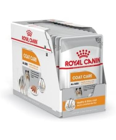 ROYAL CANIN Coat Care Mousse | Pack of 4 | 4 x 12 x 85 g | Wet Dog Food | for Dogs from 10 Months | Formula for Dogs with Dull and Dry Coats - Buy Online on GoSupps.com