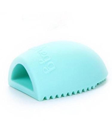 Silicone Gel Makeup Brush Cleaner Egg Scrubber Tool - Green | DZT1968 - Buy Online on GoSupps.com