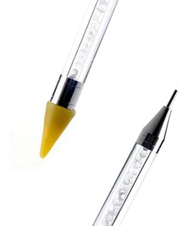 OFKPO Wax Rhinestone Picker Dual-Ended Rhinestone Picker Dotting Pen with Box Wax Tip Pencil for Nail Rhinestones Beads Gems Crystal Jewel - Buy Online on GoSupps.com