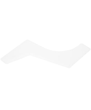Bartform stencil with razor-beard styling stencil curved cosplay hair wigs made of plastic white for home for travel for the salon