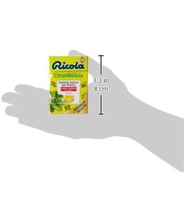 Ricola - Swiss Plant Sweets - Lemon Lemon Balm Fragrance - Refreshing - Sugar Free - 50g Box - Buy Online on GoSupps.com