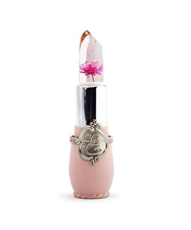 Beauty Flower Crystal Jelly Lipstick Temperature Change Color Lip Balm