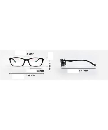 Parwana Anti-Blue Light HD Computer Reader Glasses - Classic Purple +350 Anti-UV Light Mirror Reading Glasses for Eye Protection - Buy Online on GoSupps.com