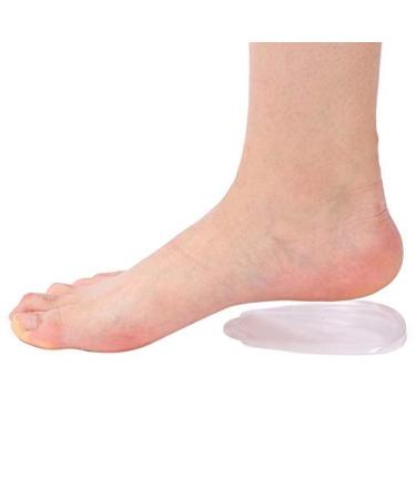 Women men shoes insole heel lift insert pad pillow o/x legs correction support cup heel wedge silicone insoles bow media & lateral legs correction