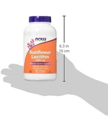 Now Foods Sunflower Lecithin 1200mg - 200 Softgels (Pack of 2) - Buy Online on GoSupps.com