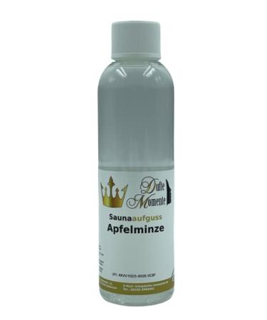 Sauna infusion concentrate apple mint - 250ml in PET bottle with dropper cap Apple Mint 250ml
