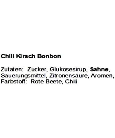  pin24shop 50g Chili cherry a candy with a slight sharpness that brings to mind other thoughts - Buy Online on GoSupps.com