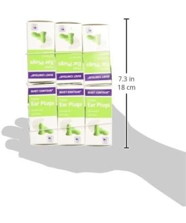 Flents Quiet Contour Ear Plugs - 10 Pair Pack (x6) | NRR 33 | Made in the USA | International Shipping Available - Buy Online on GoSupps.com