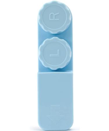 Mobeon contact lens container 4 pieces contact lens container Easy contact lenses etui contact lens container travel set for contact lenses with mirror container contact lenses Set (white) white