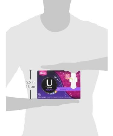 U by Kotex Allnighter Ultra Thin Overnight Pads - 26 Pads - Buy Online on GoSupps.com