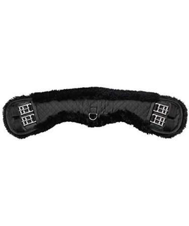 Equinate Moon Girth | Anatomical Real Lambskin Short Dressage Girth | 50-80 cm | Available in Brown & Black - Buy Online on GoSupps.com
