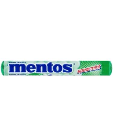 Mentos Spearmint Rolls 37.5g (Pack of 4) Multipack Chewy Dragees Softmints Sweets Mints Candy - Buy Online on GoSupps.com
