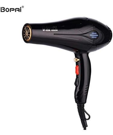 4000W Powerful Professional Salon Hair Dryer Negative Ion Blow Dryer Electric Hairdryer Hot/Cold Wind With Air Collecting Nozzle - Buy Online on GoSupps.com