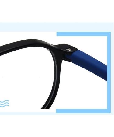 Round Stylish Anti Eye Strain Computer Readers - -250 Dark Blue Reading Glasses for Men & Women | International Shipping Available - Buy Online on GoSupps.com