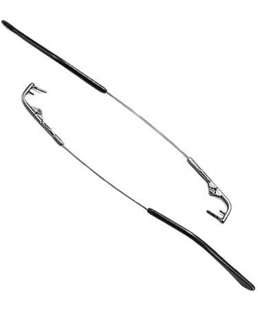 Vekker Yewear Leg glasses accessories 1 pair of metal glasses replacement 1-hole repair sentence for borderless glasses glasses bars gray