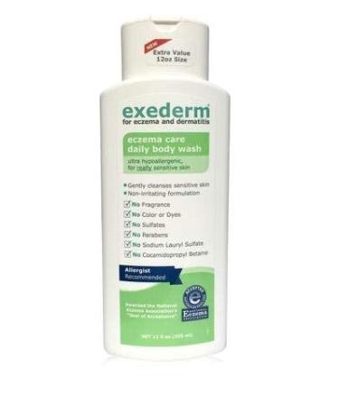 Exederm Body Wash - Large 12oz Pack Size | Exederm - Buy Online on GoSupps.com