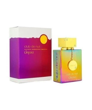 Luxury Club De Nuit Untold Eau De Parfum For Men Women Fragrance Saffron & Jasmine Scent 105-ML 3.55 Floz Spray