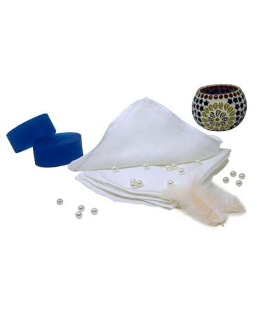 Set of 10 Organic Cotton Facial Cleansing Cloths - Reusable & Washable Makeup Remover Wipes for Gentle Exfoliation - Soft Muslin Face Cloth for a Refreshed Skin Routine - Buy Online on GoSupps.com