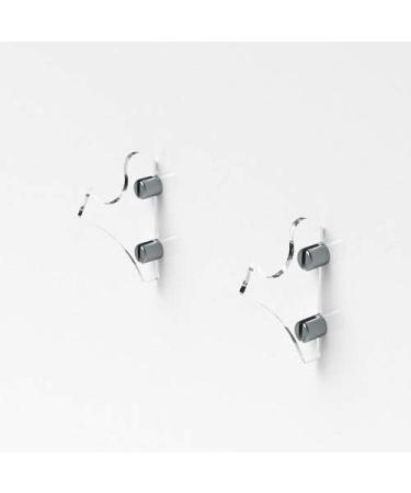 WANLIAN Lightsaber Rack - Wall-Mounted Transparent Holder for 1 Pair of Lightsabers/Swords - Buy Online on GoSupps.com