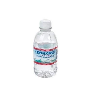 Crystal Geyser Natural Alpine Spring Water, 8oz, 28/ct