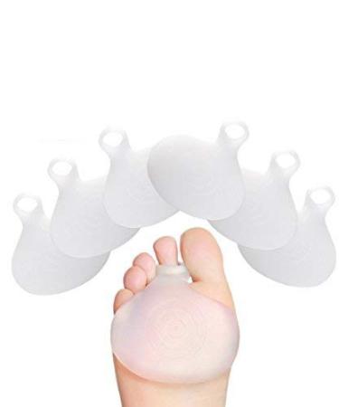 6PCS Silicone Gel Ball of Foot Cushion Arch Support Insoles Metatarsal Foot Pain Relief 6 Pcs