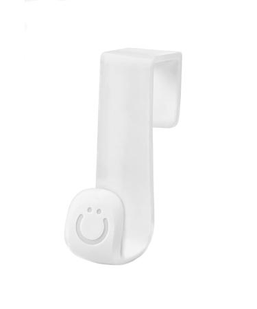 Ubbi Multi-Use Potty and Utility Hook, No Hardware Or Installation Needed, Durable and Sturdy to Hang Over Toilet Tank Or Door, White Potty Hook