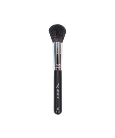 ZAQ Large Flat Powder Brush: Perfect Brush For Blending Liquid Cream and Flawless Powder Buffing Blending Concealer Vegan Makeup Tool With Cruelty-Free Bristles Black