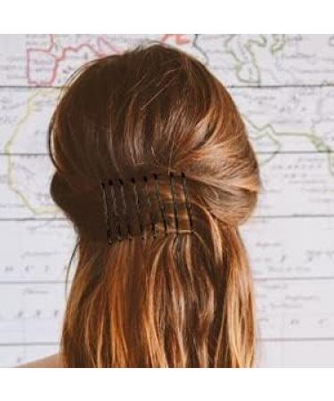 Enselling Hair Grips Pack of 50-5.5cm - Crimped Blonde Bobby Pins for Women Girls and Hairdressing Salons -Perfect for Thick Thin & Curly Hair Styling (Black) - Buy Online on GoSupps.com