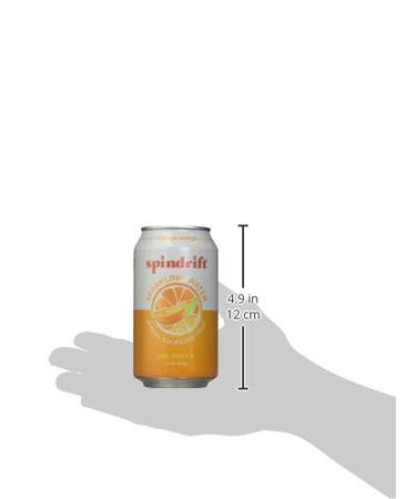 Spindrift Orange Mango Seltzer - 12 fl oz | Refreshing Natural Flavors - Buy Online on GoSupps.com