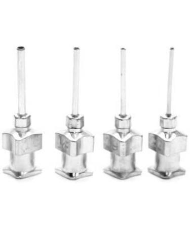 1 Oz Plastic Henna Bottle Applicator with 4 Stainless Steel Tips - Perfect for Art & Body Designs | International Shipping Available - Buy Online on GoSupps.com