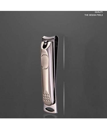 Desikixudy Stainless Steel Portable Nail Clippers Adult Manicure Scissors with Embedded File Single Manicure Tool - Buy Online on GoSupps.com