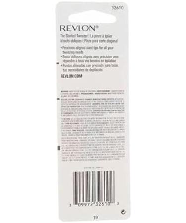 Revlon Stainless Steel Accurate Tweezing 1 ea - Pack of 2 | Precision Eyebrow Tweezers - Buy Online on GoSupps.com