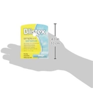 Blistex Simple & Sensitive Lip Moisturizer 0.15 oz - Pack of 10 | Hydrating Lip Balm Set - Buy Online on GoSupps.com