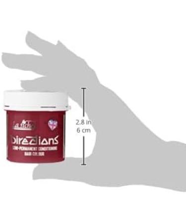 DIRECTIONS Pillarbox Red Semi-Permanent Hair Colour - 88ml Tub - Buy Online on GoSupps.com
