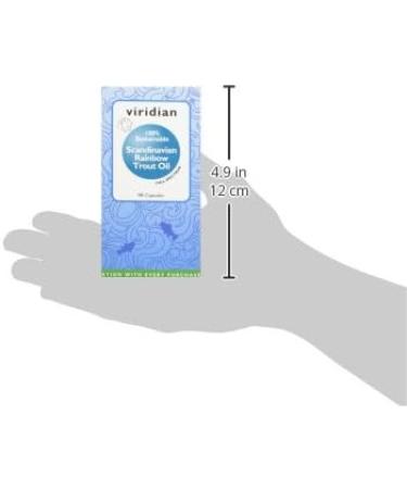 Viridian - Scandinavian Rainbow Trout Oil 90 Softgels | Omega Oil Softgels | Maintenance of Vision and Normal Brain Function | 100% Sustainable | Nutritionist Formulated - Buy Online on GoSupps.com