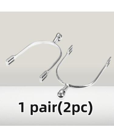 Horse Spurs 1 Pair Stainless Steel Equestrian Spurs Smooth Roller Ball Spurs- You Boots Western Spurs for Riding Bumper Supplies West Cowboy for Horse Training Equestrian(1 pair women horse spurs) - Buy Online on GoSupps.com