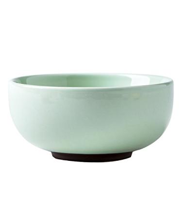 Salad Bowl Ceramic Bowl Cutlery Soup Bowl of Instant Noodles Bowl of Rice 7-inch Green 7 inch green